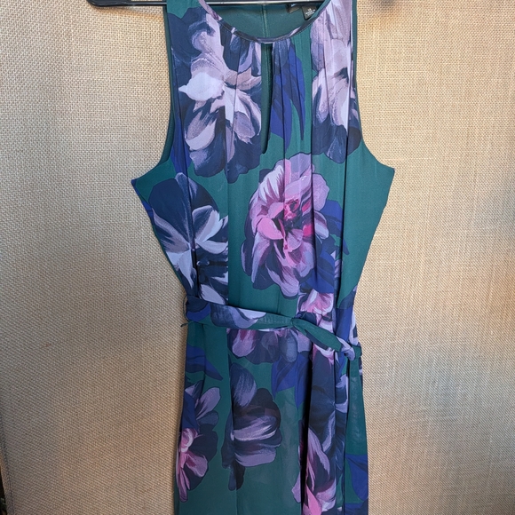 Floor Length Tahari Arthur S Levine Floral Formal Maxi Dress - Picture 3 of 6